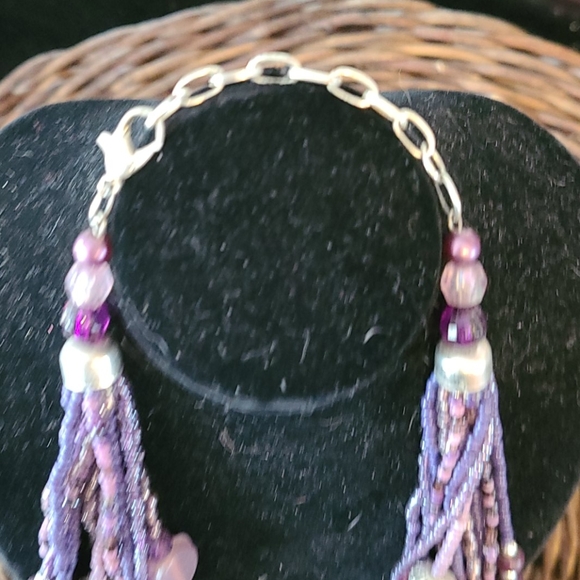 GORGEOUS Artisan necklace & earring set - Picture 3 of 7